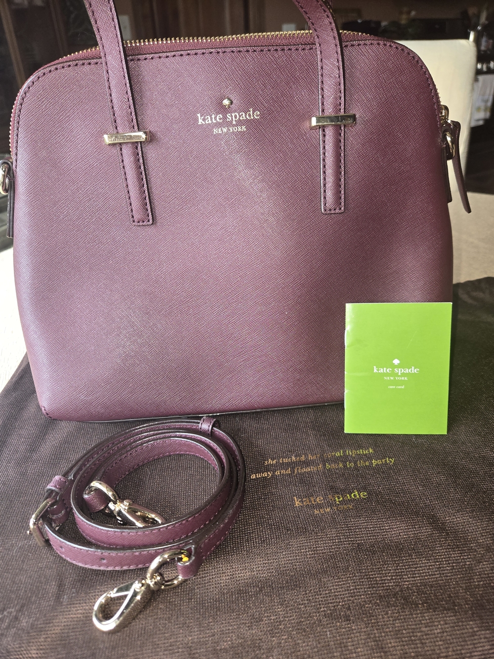 kate spade Dome Satchel with Detachable Strap